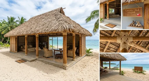 Tongan fale Airbnb